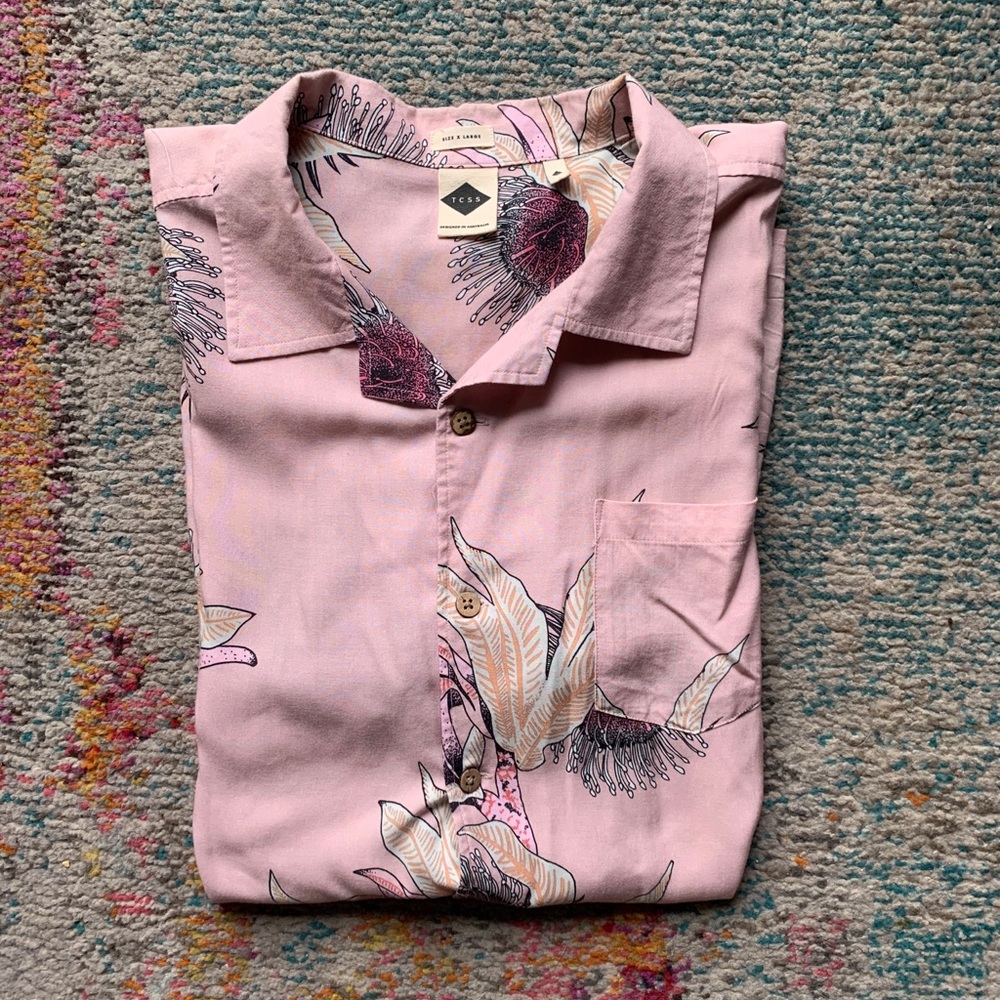 TCSS | Short Sleeve Floral Shirt